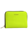 shop womens designer neon yellow leather wallets | MYLUXQUEEN