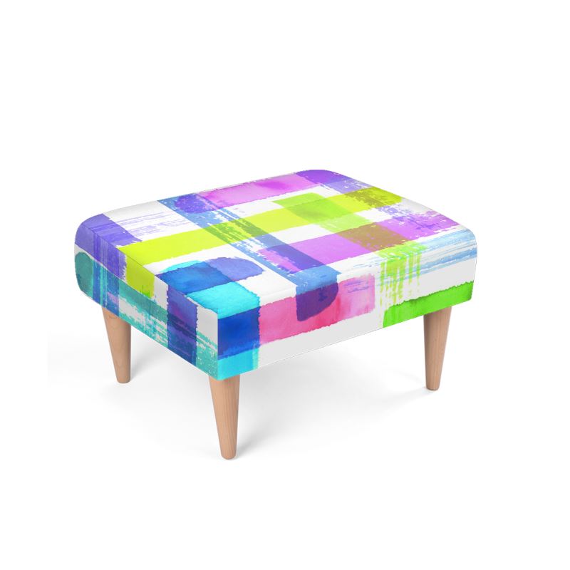  shop colorful home decor, designer colorful accent furniture, designer footstool, designer ottoman, lime green accent furniture, 