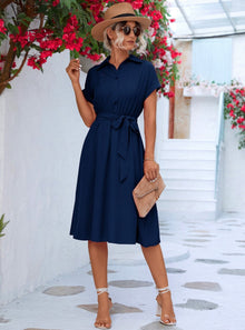  shop womens blue shirt dress, summer dress, casual dress | MYLUXQUEEN