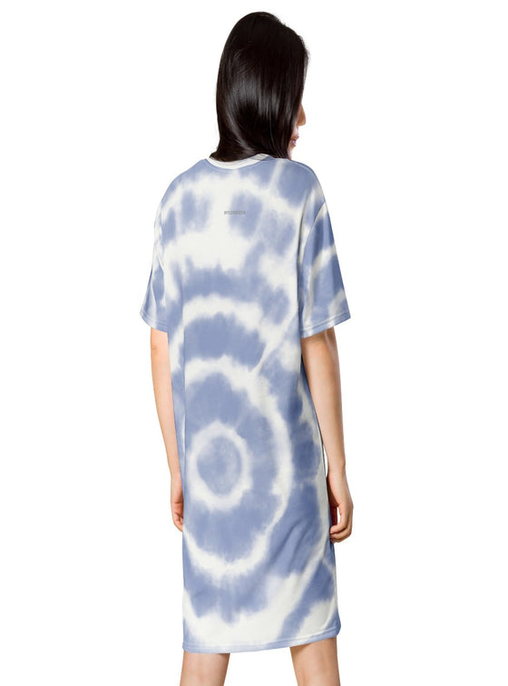 shop womens tie-dye dress, t-shirt dress, loungewear dress, casual dress | myluxqueen