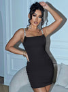 shop womens black mini going out dress | MYLUXQUEEN