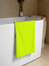 shop neon green large cotton towels for kids| MLQ HOME